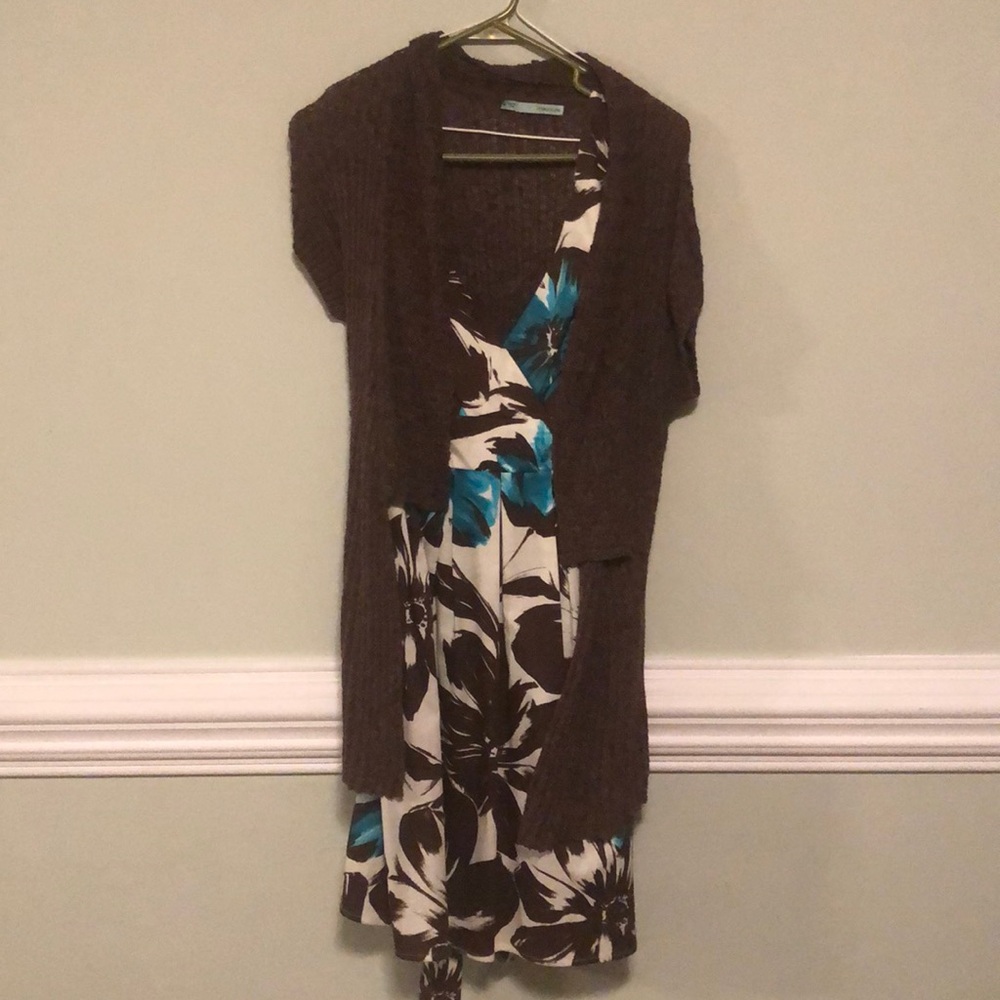 Dress and sweater set